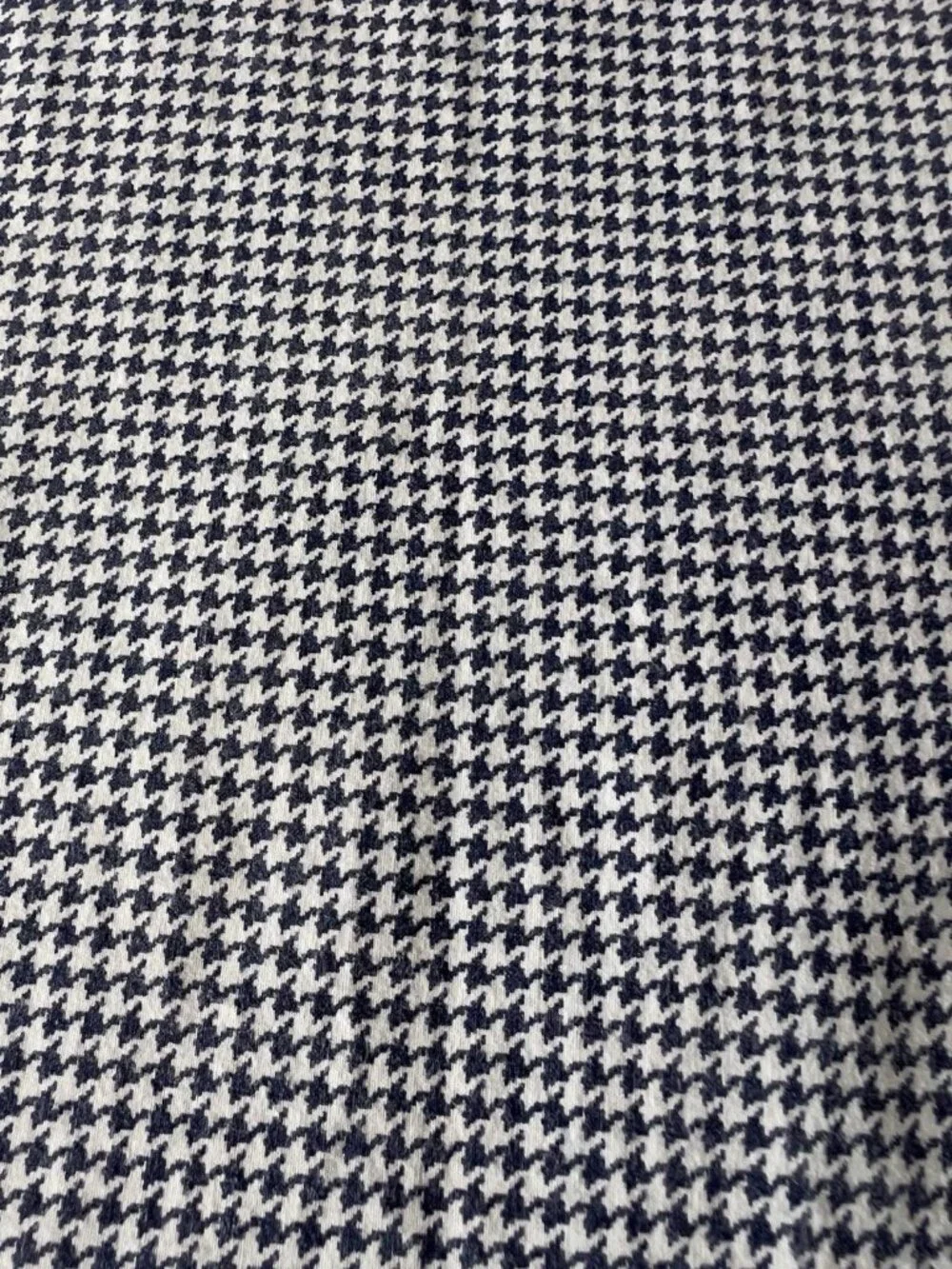 RALPH LAUREN Queen Flat Sheet Navy White Herringbone 100% Cotton Bedding Luxury